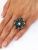 Vintage Pietra Dura Sapphire and Enamel Ring