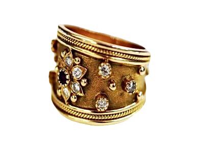 Vintage Ruby and Diamond Ring