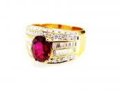 Vintage Ruby and Diamond Ring