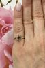 Vintage Ruby and Diamond Engagement Ring