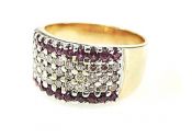 Vintage Ruby and Diamond Ring