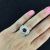 Vintage Ruby and Diamond Engagement Ring