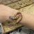 Vintage Ruby and Enamel Snake Bracelet
