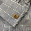 Vintage Ruby and Sapphire Comedy and Tradegy Cufflinks