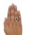 Vintage 1.13ct Sapphire and Diamond 14kt Floral Ring