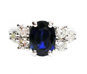 Vintage Sapphire and Diamond Ring