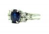 Vintage Sapphire and Diamond Ring