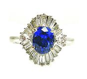 Vintage Sapphire and Diamond RIng