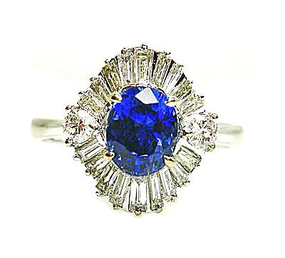 Vintage Sapphire and Diamond RIng