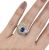 Vintage 1.22ct Sapphire and Diamond 18kt Ring