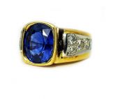 Vintage Sapphire and Diamond Ring