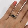 Vintage Sapphire and Diamond Ring