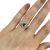 Vintage .45ct Sapphire and Diamond 14kt Ring