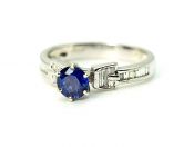 Vintage Sapphire and Diamond Ring