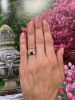 Vintage Sapphire and Diamond Engagement Ring