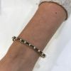Vintage 1.07ct Sapphire and Pearl 14kt Bracelet