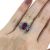 Vintage Style Pink Tourmaline and Diamond Ring