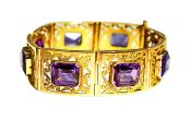 Vintage Synthetic Corundum Bracelet