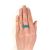 Vintage Turquoise and Diamond Ring