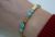 Vintage Turquoise and Greek Key Bracelet
