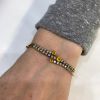 Vintage Yellow Sapphire and Diamond Bracelet