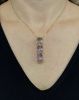 Vintage 23.47ct Amethyst Bar Brooch
