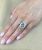 Vintage Aquamarine and Diamond Ring