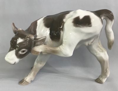 Vintage Bing & Grondahl Porcelain Figure of a Calf
