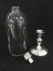 Vintage Birks Sterling Silver Candlestick with Removable Glass Hurricane Shade