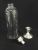 Vintage Birks Sterling Silver Candlesticks with Glass Hurricane Shades