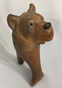 Vintage Black Forest Hand Carved Bear Nutcracker