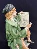 Vintage Capodimonte Porcelain Sculpture of an Artist