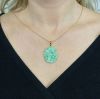 Vintage Carved Jade Pendant
