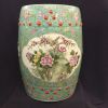 Vintage Chinese Barrel Shaped Ceramic Garden Stool / Side Table