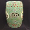 Vintage Chinese Barrel Shaped Ceramic Garden Stool / Side Table