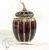 Vintage Czechoslovakian Covered Punch Bowl Set