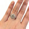 Vintage Diamond Halo Ring