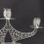 Vintage Dutch 833 Fine Silver 3 Light Candelabras