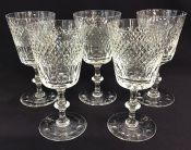 Vintage Edinburgh Crystal Water Goblet/Claret Glasses