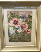 Vintage Floral Still Life, Signed H. Voaden