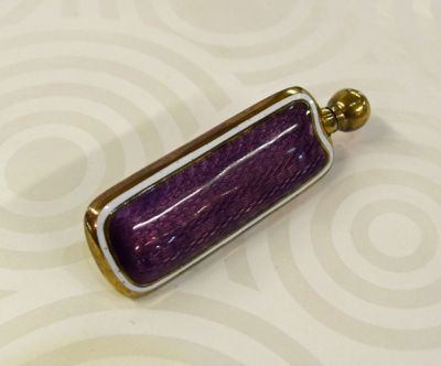 Vintage French Enamel Scent Bottle