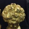Vintage Gilded Terracotta Lamp Bases