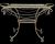 Vintage Gilt Metal Cart (Bar/Tea)