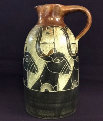 Vintage Harlander Earthenware Jug