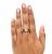 Vintage Inspired 4.02ct Diamond and 2.60ct Ruby 18kt Ring