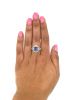 Vintage Inspired Sapphire and Diamond Ring