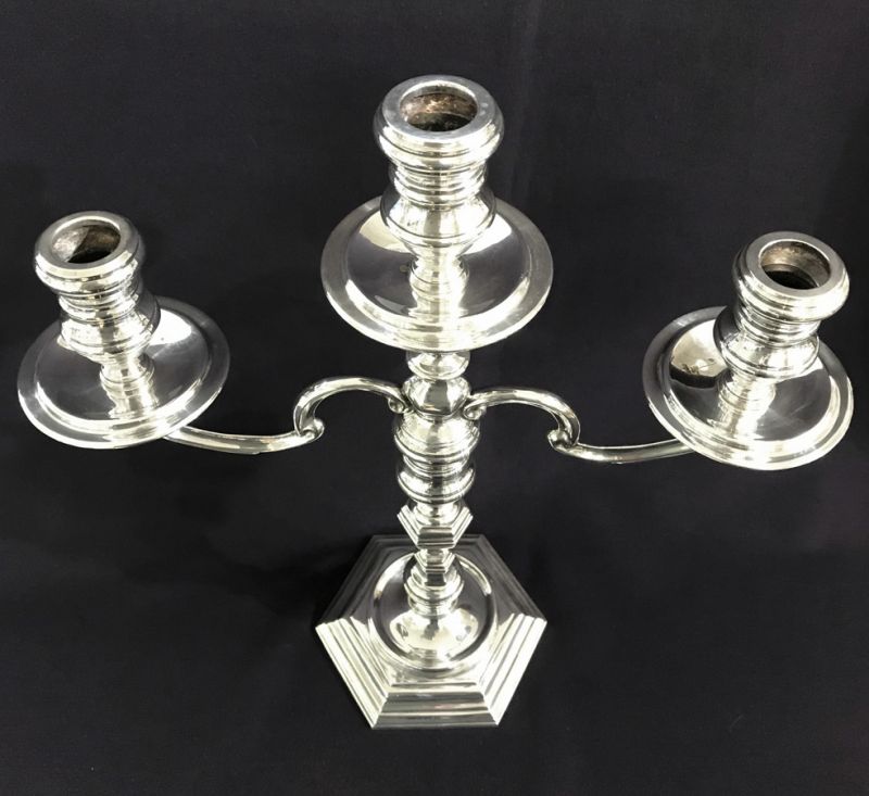 Vintage Irish Sterling Silver Candelabra