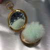 Vintage Italian Florentine Pocket Watch Powder Compact