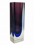 Vintage Italian Sommerso Vase, Murano circa 1960s