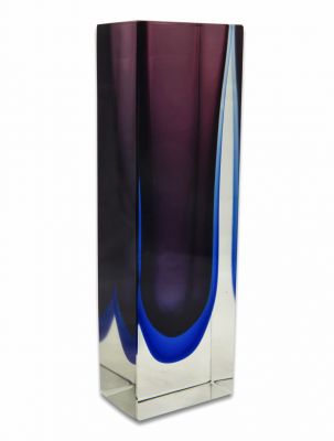 Vintage Italian Sommerso Vase, Murano circa 1960s